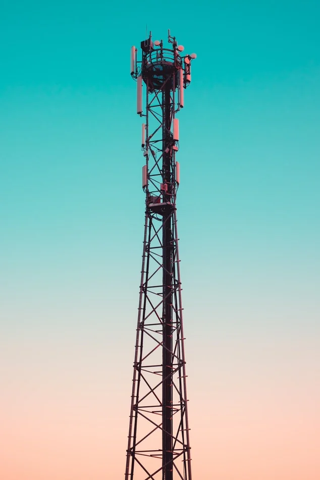 Mobile phone service tower